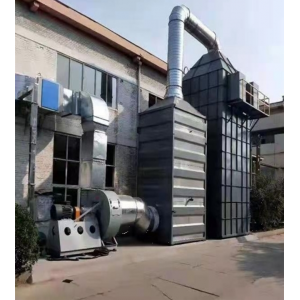 瀝青站10000風(fēng)量電捕焦油器的結(jié)構(gòu)形式